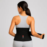 BE SAFE Forever Postpartum Belly Belt for Women - 3 in 1 Tummy Tucker | Waist, Pelvis & Back Support | Fat Slimming Shapewear After Delivery & C-Section | Adjustable Fit 30-46 Inches, Black