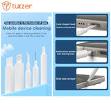 Tukzer Laptop Screen Keyboard Cleaner Kit, 32-in-1 Electronic Gadget Cleaning Tool with SD Card Storage Slot for MacBook, iPad iPhone Smartphone Tablet, PC Computer, DSLR Camera Lens, Airpods (White)