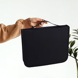 Camping Silverware Kit Cutlery Organizer Utensil Picnic Set - 24 Piece Mess Kit for 4 - Stainless Steel Plate Spoon Clip and Steak Knife Wine Opener Fork Napkin Hiking - Camp Kitchen BBQ’s