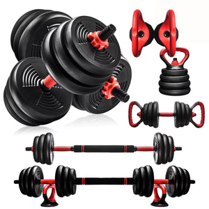 Burnlab 6 in 1 multifunctional weight training kit - Dumbbells, Kettlebells, Barbells & Push up brackets in 1 | Adjustable Weights | Perfect for Full Body Workout for Men & Women (20, Kilograms)