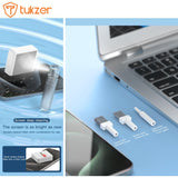Tukzer Laptop Screen Keyboard Cleaner Kit, 32-in-1 Electronic Gadget Cleaning Tool with SD Card Storage Slot for MacBook, iPad iPhone Smartphone Tablet, PC Computer, DSLR Camera Lens, Airpods (White)