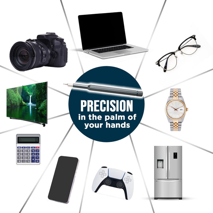 Magnetic, Compact Kit for Electronics, Laptops, Phones, PCs, Glasses, Household Repair.