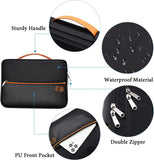 Seagull flight of fashion Nylon Double Layer Electronic Gadget Organizer Case, Cable Organizer Professional Bag For Accessories With Mobile Stand - 27 X 20 X 9 Cm - Black - Model 2