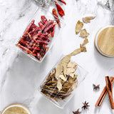 EVATTA Glass Jars For Kitchen 250 Ml | Set Of 12 | Airtight Lid | Glass Storage Jar and Container | kitchen containers set | Glass Jar | Storage Containers for kitchen,Brown