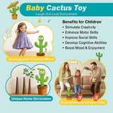 Toy Imagine Rechargeable Talking Cactus Toy for Kids - Musical Dancing, Speaking Cactus Toy for Babies – Educational Talking Toy for Baby Boys & Girls (0-3 Years) – Speaking, Repeating for Toddlers