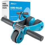 Boldfit Abs Roller for Men & Women Premium Ab Wheel Roller Stomach Abs Roller for Home Workout, Gym Ab Roller for Men Abs Workout Equipment for Abdominal Ab Roller Home Exercise Equipment - Blue