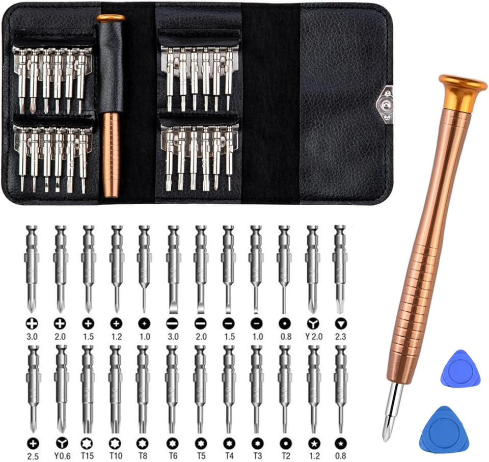 THEMISTO - built with passion 27 in 1 Precision Screwdriver Set Multi Pocket Repair Tool Kit for Mobiles, Laptops, Electronics