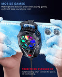 STRIFF Mobile Cooling Pad |Mobile Cooler | Gaming Fan | for Instant Cooling Advanced Refrigeration Chip & LED Temperature Display Compatible for Android and iPhones - (Black)