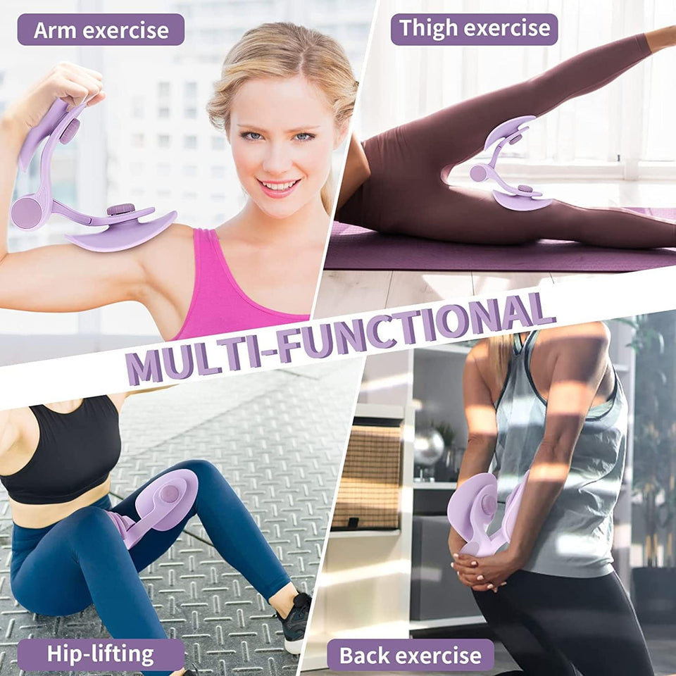 TRIBEAZI Thigh Master for Women & Men – Multifunctional Leg, Arm, Chest Exerciser | Inner Thigh Workout Equipment, Pelvic Floor Trainer, Home Fitness Equipment for Weight Loss & Toning