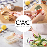 COOK With COLOR 10 Pc Kitchen Gadget Set Copper Coated Stainless Steel Utensils with Soft Touch Pink Handles