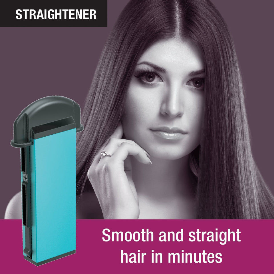 Havells 5-in-1 Multi Styling Kit - Straightener, Curler, Crimper, Conical Curler & Volume Brush | For Multiple Hair Styles | 2 Years Guarantee | Blue/Black | HC4045