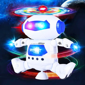 VGRASSP Dancing Robot Toy for Kids with Flashing Lights and Musical Sounds - Real Moving Action (Dancing Robot 2)