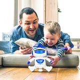 VGRASSP Dancing Robot Toy for Kids with Flashing Lights and Musical Sounds - Real Moving Action (Dancing Robot 2)