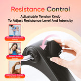 SPARNOD FITNESS SMB-100 Mini Cycle Pedal Exerciser with Fixing Strap, Adjustable Resistance and Digital Display - Suitable for Light Exercise of Legs, Arms, and Physiotherapy at Home