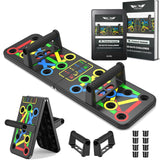 Wow Fitness World Pushup Board with Ebook training guide(Downloadable) -15 in 1 Pushup Board for Men & Women - Foldable Push-up Board and Push up bar System - Push up Board for Men - Flex Board (PUSH UP BOARD SINGLE)