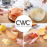 COOK With COLOR 10 Pc Kitchen Gadget Set Copper Coated Stainless Steel Utensils with Soft Touch Pink Handles