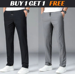 Men's Elastic Waist Joggers, Stay Cool & Stylish! (Buy 1 Get 1 Free)