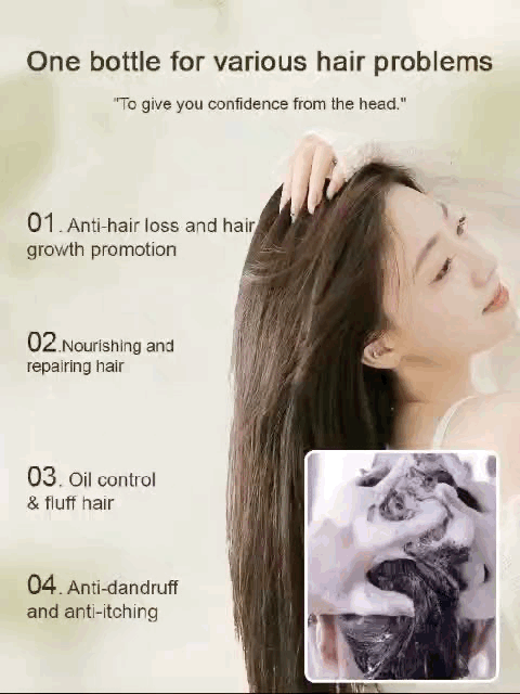 ✨🎁Hot Sale Ginger Plant Extract Anti-Hair Loss Hair Shampoo( Buy 1 Get 1 Free)✨🎁